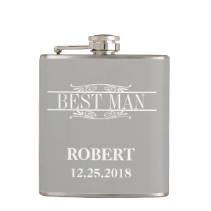 Best Man Wedding Heupfles