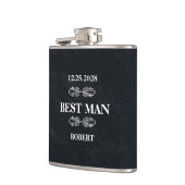 Best Man Wedding Heupfles (Links)
