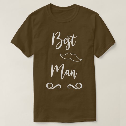 Best Man Wedding Matching T-shirt (Design voorkant)