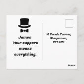 Best Man Wedding Proposal  Briefkaart (Achterkant)