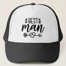 Best Man Wedding Trucker Pet