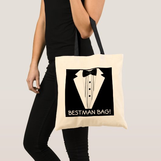 Best Man Wedding Tuxedo Tote Bag (Voorkant (product))