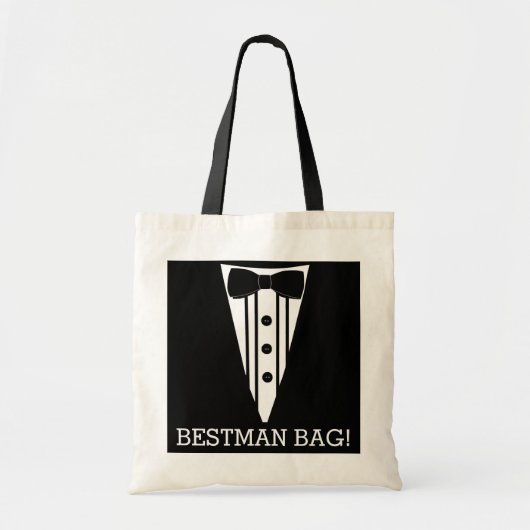 Best Man Wedding Tuxedo Tote Bag (Voorkant)