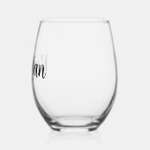 Best Man Wedding Wijnglas Zonder Voet (Links)