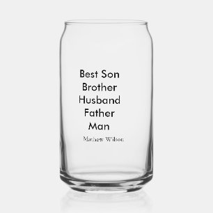 Best man zoon man man vader citaten toevoegen naam blikvorm glas