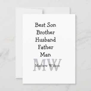 Best man zoon man man vader citaten toevoegen naam briefkaart