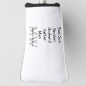 Best man zoon man man vader citaten toevoegen naam golfheadcover (Draai 90)