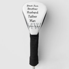 Best man zoon man man vader citaten toevoegen naam golfheadcover