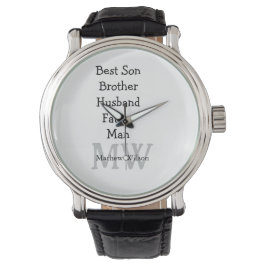 Best man zoon man man vader citaten toevoegen naam horloge
