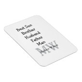 Best man zoon man man vader citaten toevoegen naam magneet (Rechterzijde)