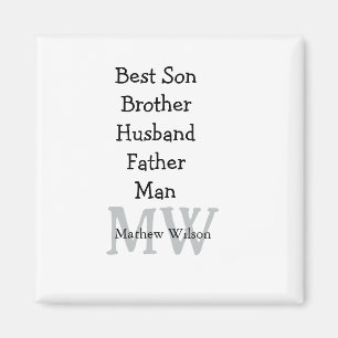 Best man zoon man man vader citaten toevoegen naam magneet