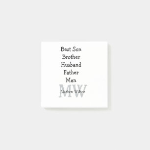 Best man zoon man man vader citaten toevoegen naam post-it® notes