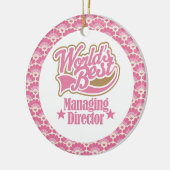Best Managing Director Gift Ornament (Links)