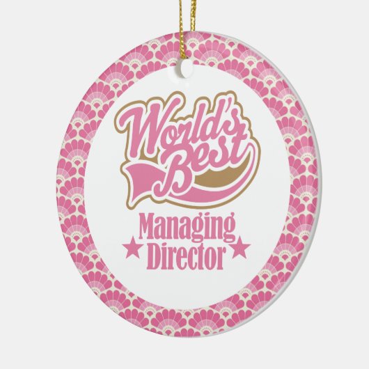 Best Managing Director Gift Ornament (Links)