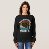 Best Marimba Mom Instrument Musician Retro Trui (Voorkant volledig)