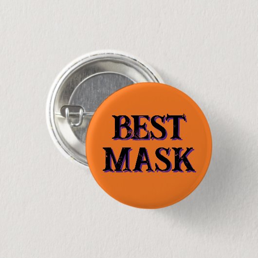 Best Mask Award Button (Voorkant /achterkant)