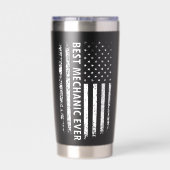 Best Mechanic Ever Gift Mechanic Appreciation Geïsoleerde Drinkbeker (Achterkant)