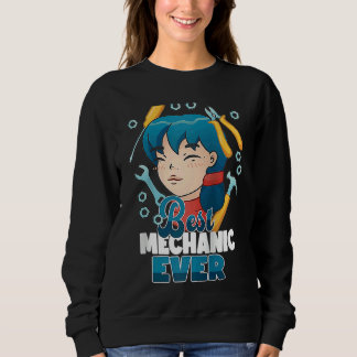 Best Mechanic Ever Girl Mom Car Hobby Garage Tools Trui