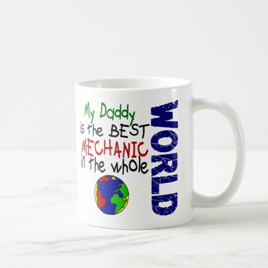 Best Mechanic in World 2 (papa) Koffiemok (Rechts)