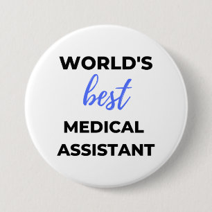 Best Medical Assistant 2 ter wereld Ronde Button 7,6 Cm