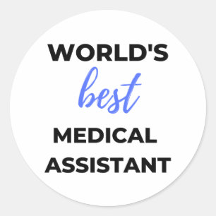 Best Medical Assistant 2 ter wereld Ronde Sticker