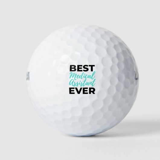 Best Medical Assistant Ever 2 Golfballen (Voorkant)
