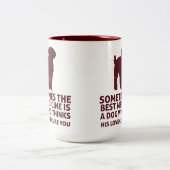 Best Medicine Doodle Service Dog 15oz Mok (Center)