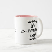 Best MeeMaw Ever Tweekleurige Koffiemok (Voorkant rechts)