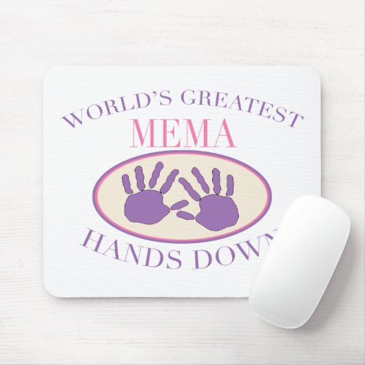 Best MeMa Hands Down T-shirt Muismat (Met muis)