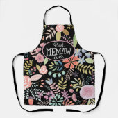 Best Memaw Ever Grandmoeder Apron Schort (Voorkant)