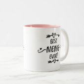 Best Meme Ever Tweekleurige Koffiemok (Voorkant rechts)