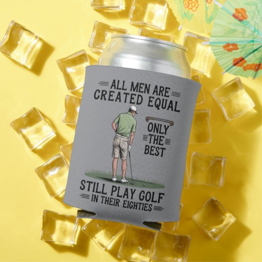 Best Men Play Golf Eighties Funny Golfer Golfing  Blikjeskoeler (Insitu Zomer)