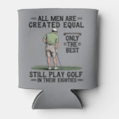 Best Men Play Golf Eighties Funny Golfer Golfing  Blikjeskoeler (Voorkant)