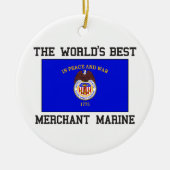 Best Merchant Marine Keramisch Ornament (Voorkant)