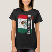 Best Mexican Grandma Ever Mexico Flag Mother's Day T-shirt (Voorkant)