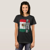 Best Mexican Grandma Ever Mexico Flag Mother's Day T-shirt (Voorkant volledig)