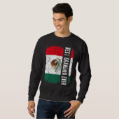 Best Mexican Grandma Ever Mexico Flag Mother's Day Trui (Voorkant volledig)