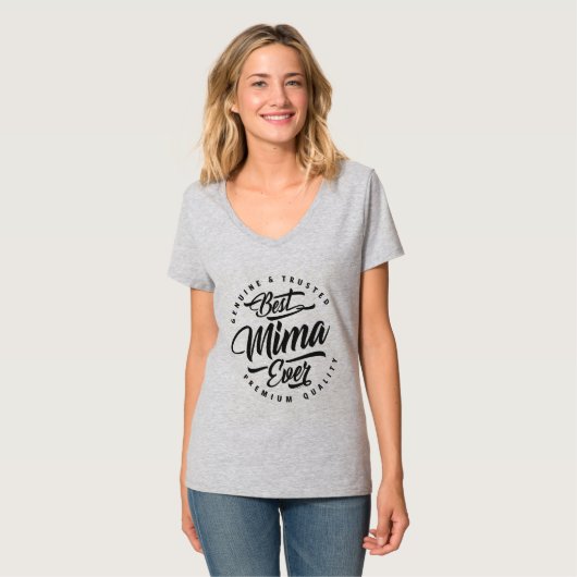 Best Mima Ever T-shirt (Voorkant volledig)