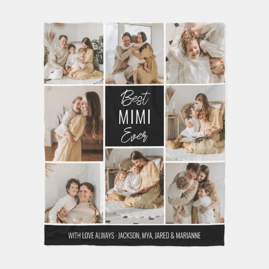 Best MIMI Ever Custom Fleece Blanket Deken (Voorkant)
