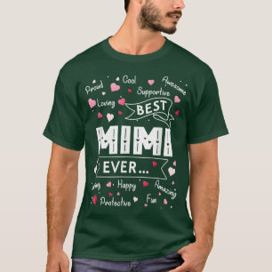 Best Mimi Ever Funny First Time Grandma Mothers Da T-shirt