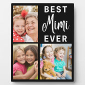 Best Mimi Ever Grandchildren 3 Photo Collage Fotoplaat (Voorkant)