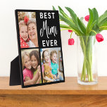 Best Mimi Ever Grandchildren 3 Photo Collage Fotoplaat<br><div class="desc">Best Mimi Ever Grandchildren 3 Afbeelding Collage Lijst Plaque — Unieke fotogave voor oma om zich te personaliseren met 3 afbeelding kleinkinderen. Maakt een schat aan cadeau voor oma voor verjaardag,  moederdag,  grootouderdag,  enz.</div>