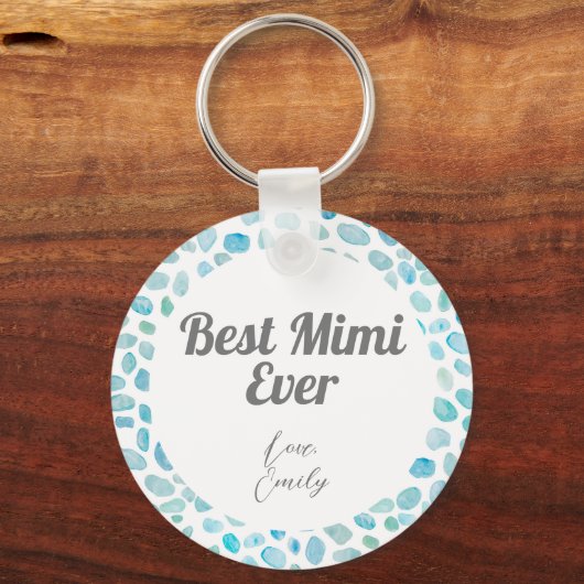 Best Mimi Ever Grandma Sleutelhanger (Voorkant)