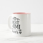 Best Mimi Ever Grandma Tweekleurige Koffiemok (Voorkant links)