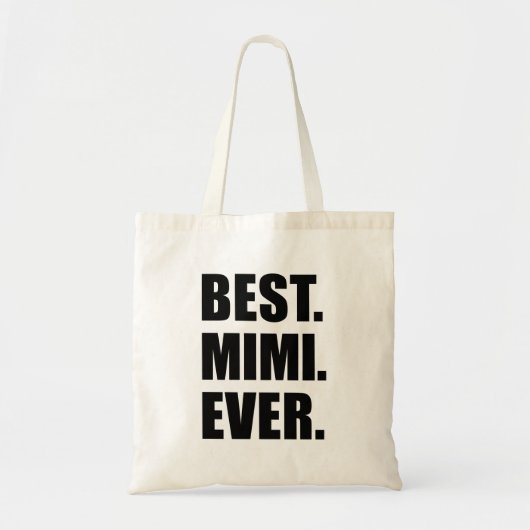 Best Mimi Ever Grandmoeder Canvas tas (Voorkant)