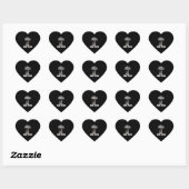 Best Miniature Schnauzer Pap Ever Hart Sticker (Vel)