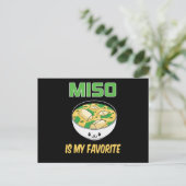 Best Miso Soup Lover Gift | Miso is mijn favoriet Briefkaart (Staand voorkant)