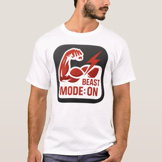 Best Mode ON, T-Shirt, for Gym lovers T-shirt (Voorkant)