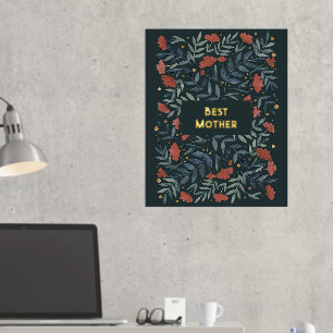 Best Moeder Magical Garden Moederdag Folie Afdrukken