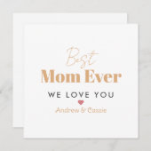 Best moge ever feestdagenkaart (Voorkant / Achterkant)